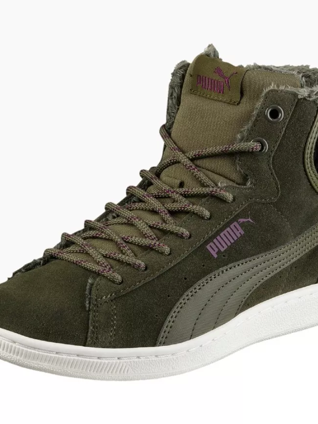 Puma Vikky Mid Corduroy Olive Night - Oliv (3)