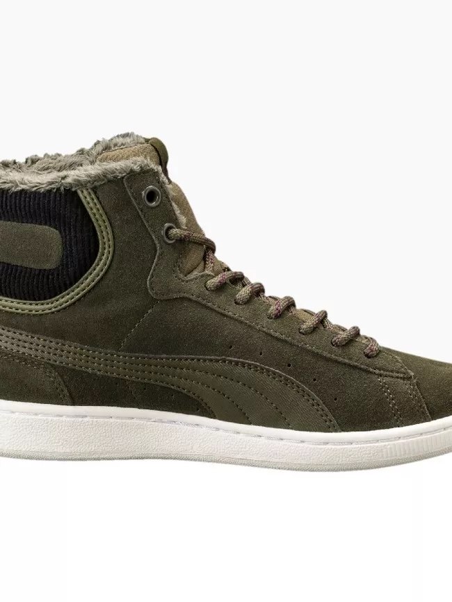 Puma Vikky Mid Corduroy Olive Night - Oliv (4)