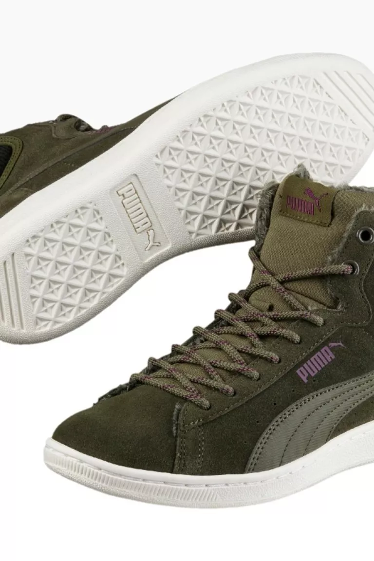 Puma Vikky Mid Corduroy Olive Night - Oliv (1)